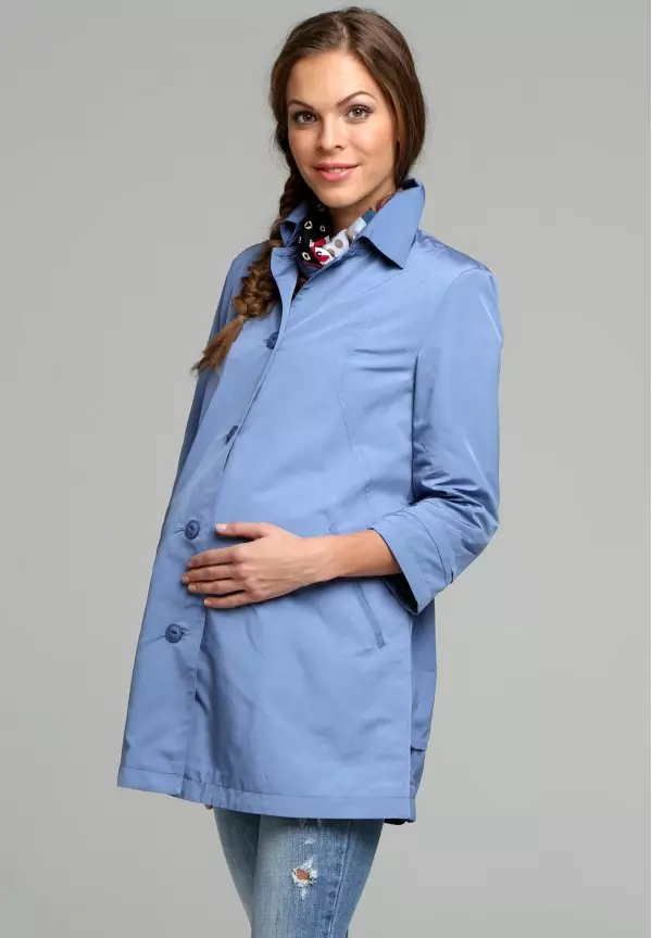 Áo choàng cho phụ nữ mang thai (40 ảnh): áo choàng và áo choàng và áo choàng của Adel, HM, Modress và Mẹ ngọt ngào 359_13