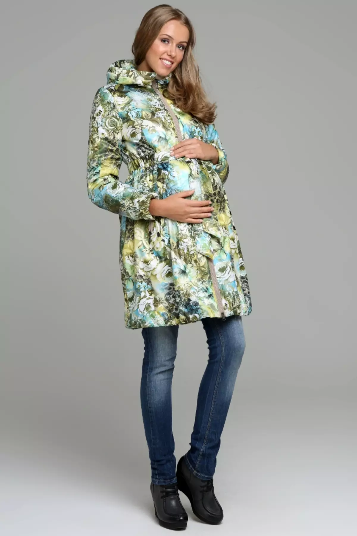 Плащ для вагітних (40 фото): пальто-плащ і куртка-плащ від Адель, HM, Modress і Sweet mama 359_17