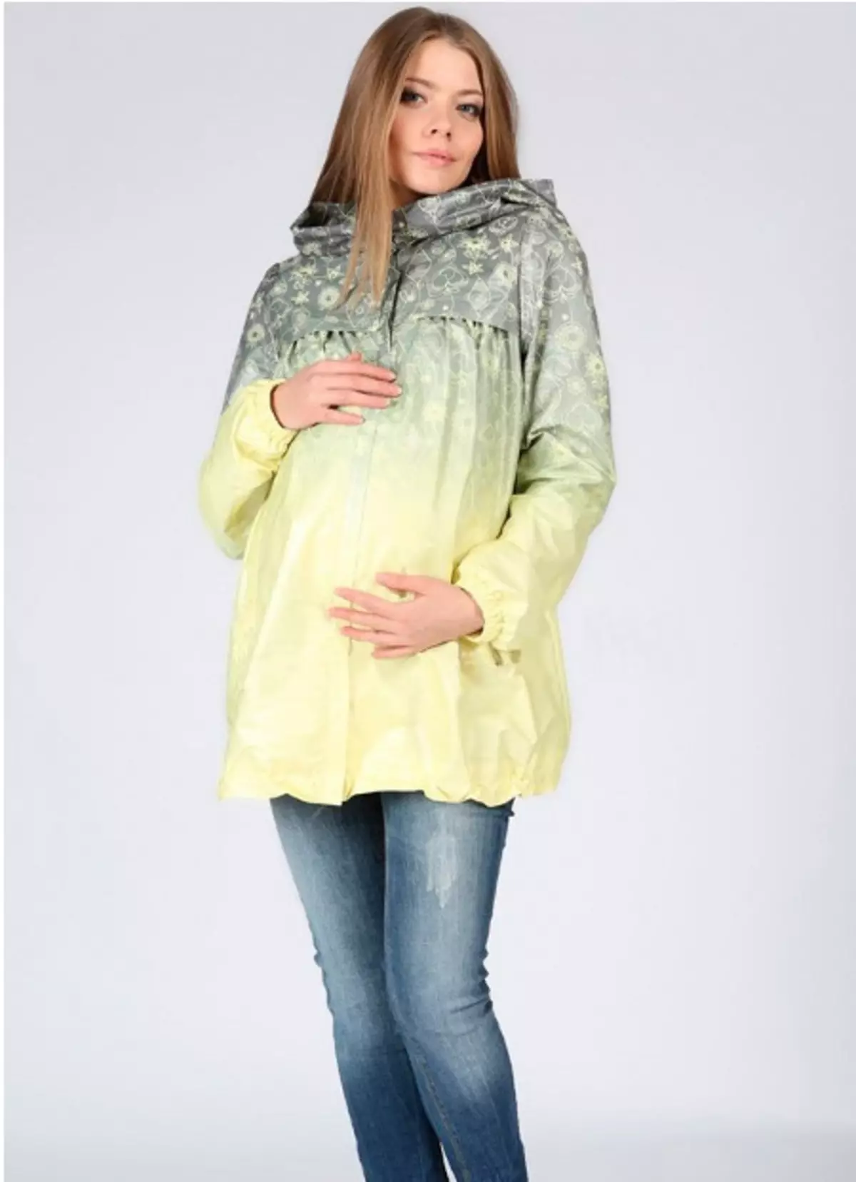 Cloak per a dones embarassades (40 fotos): capa i capa de jaqueta i jaqueta per ADEL, HM, Modress i Mama Sweet 359_3