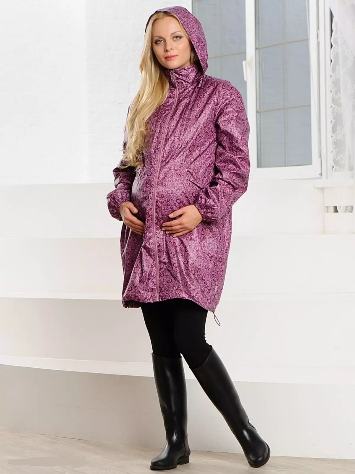 Mantel për gratë shtatzëna (40 foto): pallto dhe mantel dhe xhaketë mantel nga Adela, HM, modres dhe mama e ëmbël 359_38
