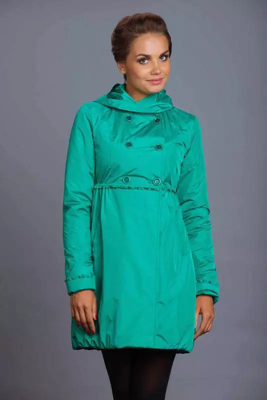 Áo choàng cho phụ nữ mang thai (40 ảnh): áo choàng và áo choàng và áo choàng của Adel, HM, Modress và Mẹ ngọt ngào 359_7