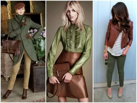 Комбинација на зелена во облека (103 фотографии): Што да се комбинираат темни и светли зелени нијанси на кои одат, нивното значење во облеката 3602_68