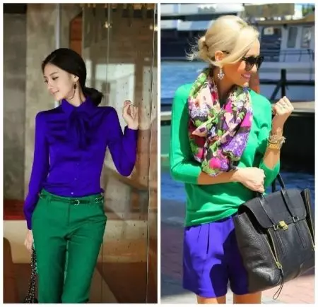 Комбинација на зелена во облека (103 фотографии): Што да се комбинираат темни и светли зелени нијанси на кои одат, нивното значење во облеката 3602_72