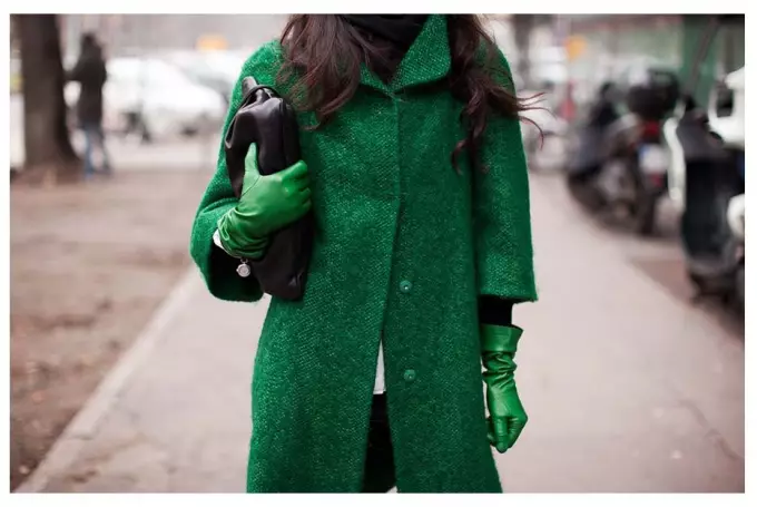 Комбинација на зелена во облека (103 фотографии): Што да се комбинираат темни и светли зелени нијанси на кои одат, нивното значење во облеката 3602_82