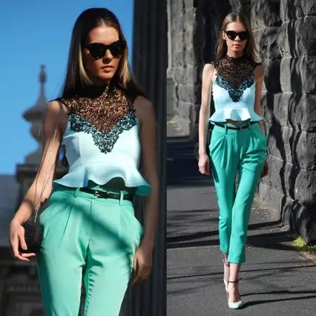 Warna turquoise dalam pakaian (74 gambar): Apakah turquoise yang digabungkan kepada siapa ia pergi 3603_42