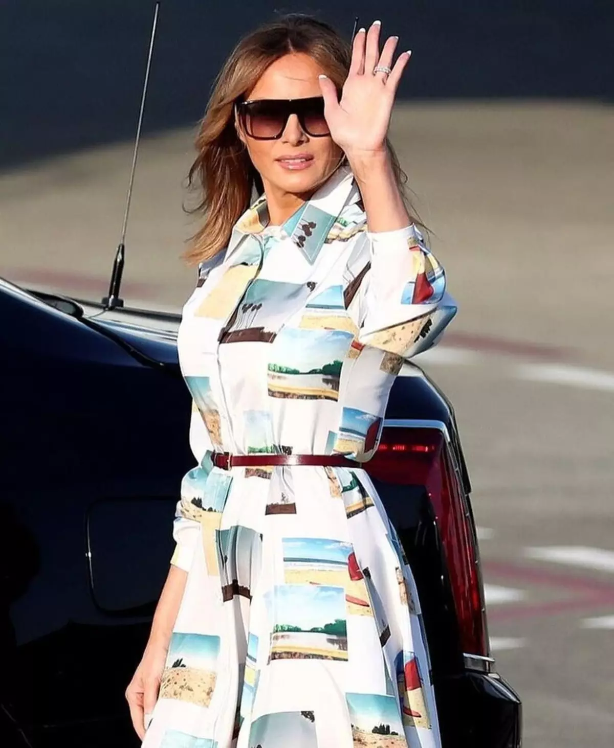 Melania Style Trump (50 Mga Litrato): Ang una nga sinina sa Lady sa USA, labing maayo nga mga imahe ug mga outfits 3613_15