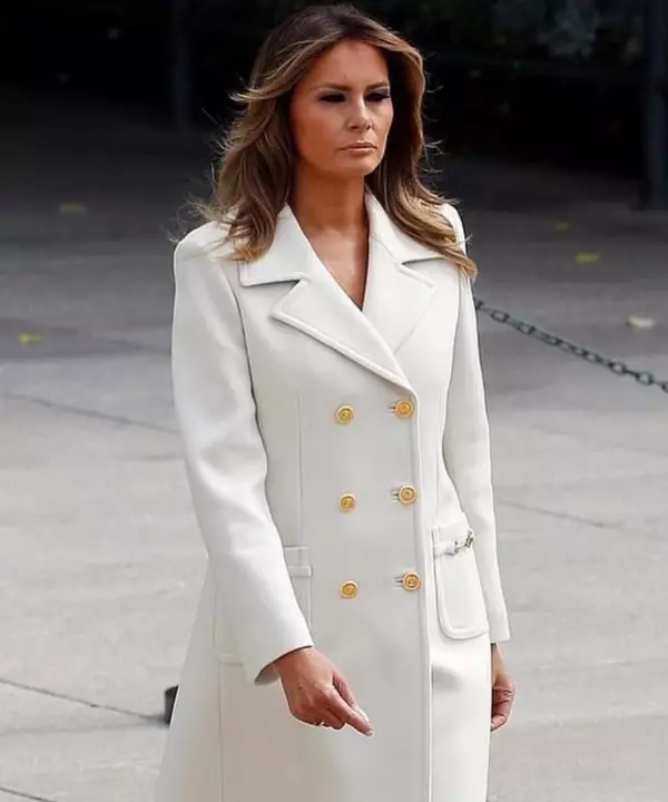 Melania Style Trump (50 fotografij): Usa prva dama oblačila, najboljše slike in obleke 3613_20