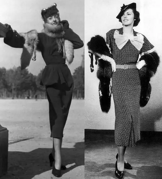 Style 30s (61 photos): Vêtements pour femmes des années 30, robes et manteaux élégants, maquillage et coiffures. Belles images féminines 3618_12