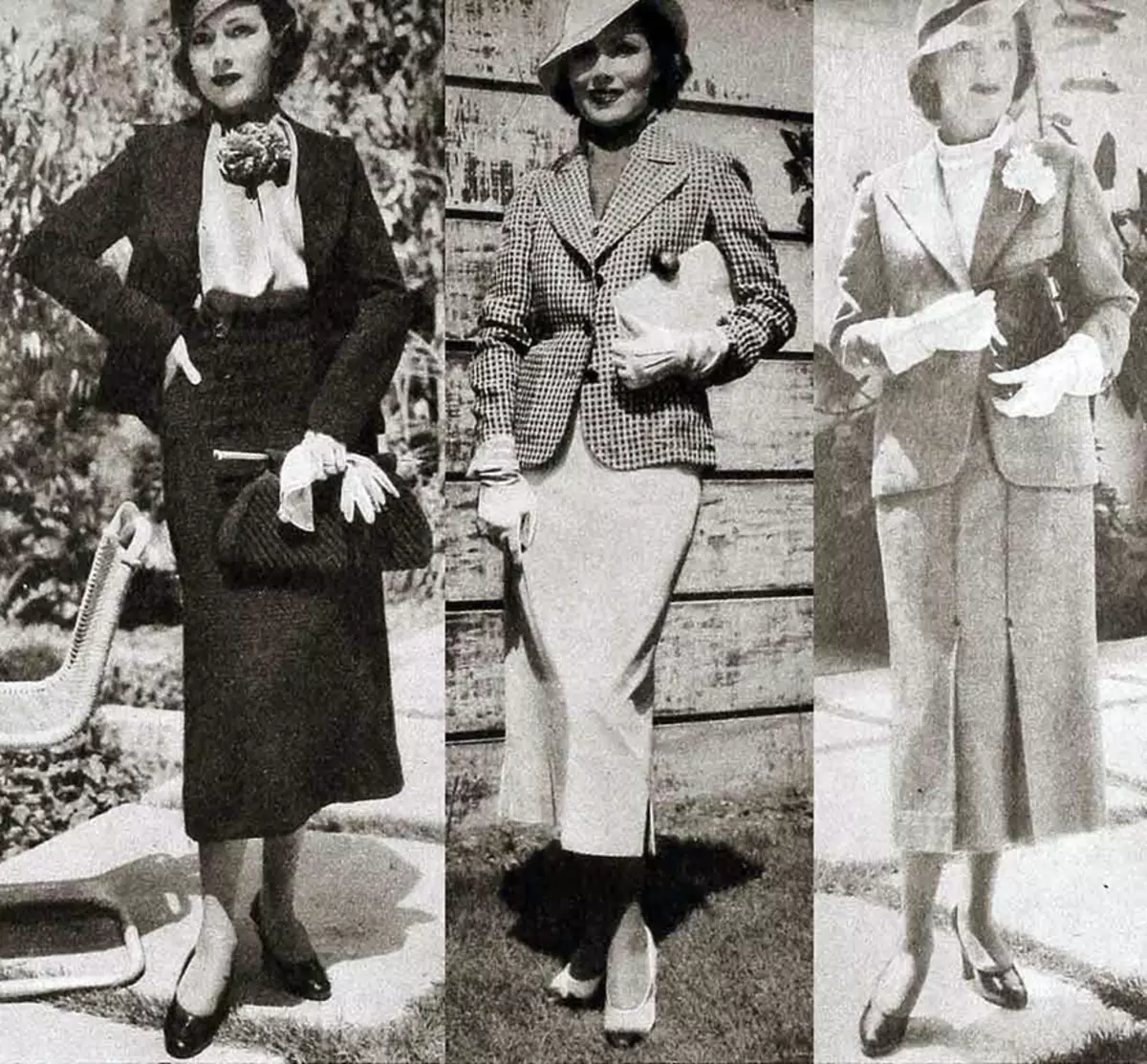 Phong cách 30s (61 ảnh): Quần áo nữ của 30s, váy và áo khoác thanh lịch, trang điểm và kiểu tóc. Hình ảnh nữ đẹp 3618_20