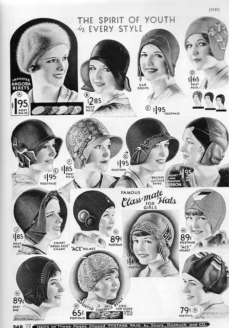 Style 30s (61 photos): Vêtements pour femmes des années 30, robes et manteaux élégants, maquillage et coiffures. Belles images féminines 3618_25