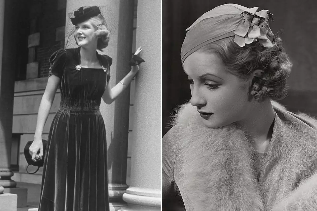 Style 30s (61 photos): Vêtements pour femmes des années 30, robes et manteaux élégants, maquillage et coiffures. Belles images féminines 3618_26