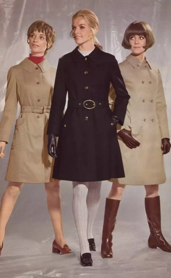 70'lerin tarzı (59 fotoğraf): Kadınlar ve erkekler için kıyafetler. 70'lerde genç kızlar için elbiseler, makyaj, gözlük ve diğer aksesuarlar. Hazır resimler 3634_25