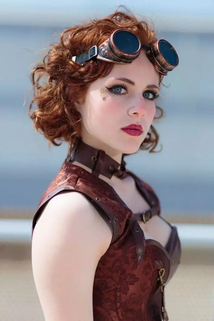 Steampunk Style Clothing (80 Bilder): Menns dragter, Dameklær, Belter og annet tilbehør til hverdagen 3639_45