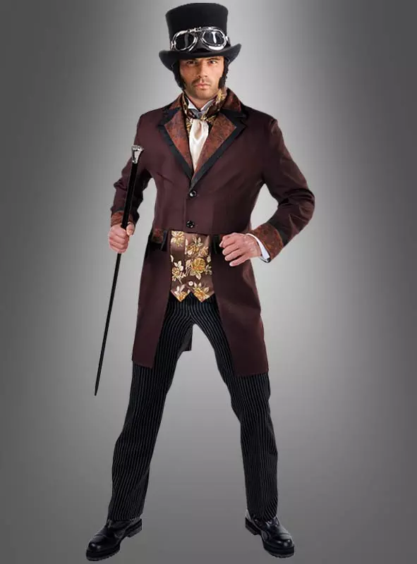 vêtements de style Steampunk (80 photos): costumes pour hommes, robes de femmes, ceintures et autres accessoires pour la vie de tous les jours 3639_49