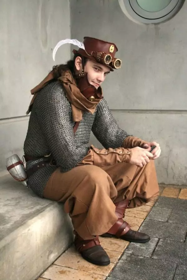 Quần áo theo phong cách Steampunk (80 ảnh): Bộ đồ nam, váy nữ, thắt lưng và các phụ kiện khác cho cuộc sống hàng ngày 3639_52