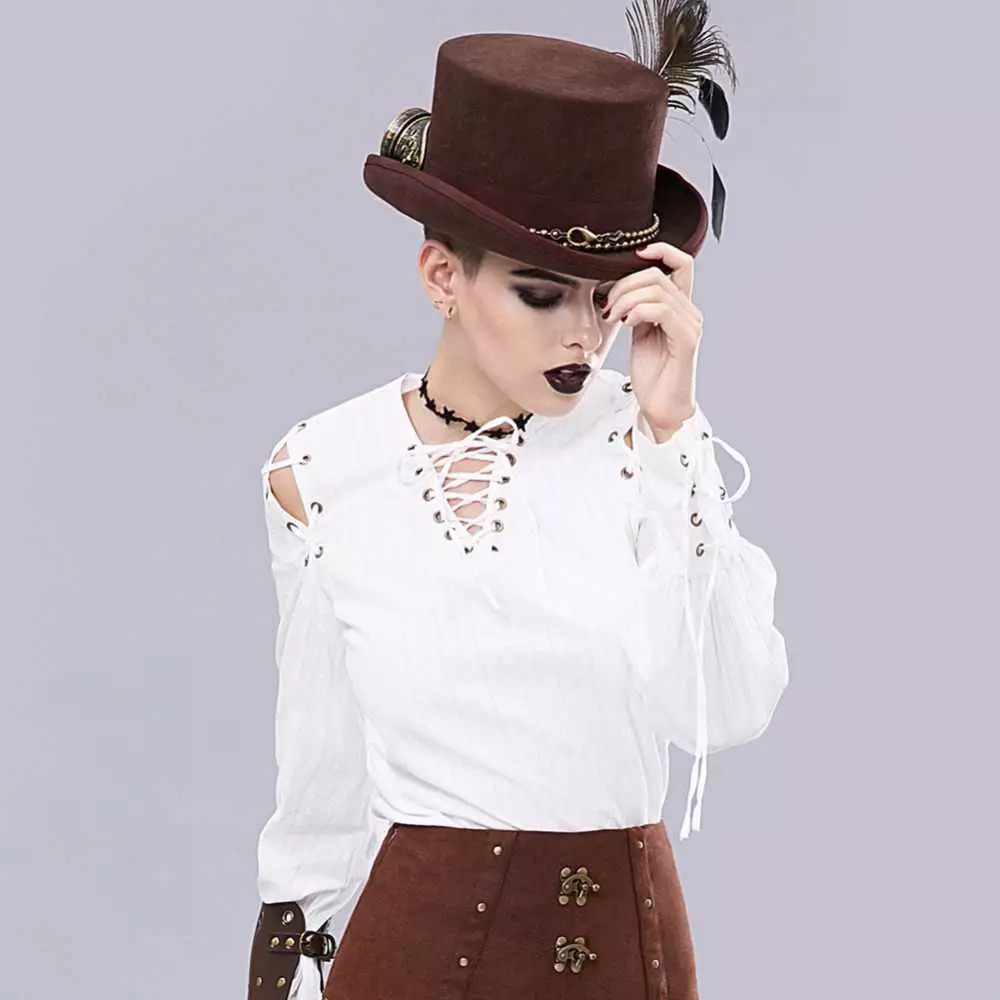 vêtements de style Steampunk (80 photos): costumes pour hommes, robes de femmes, ceintures et autres accessoires pour la vie de tous les jours 3639_59