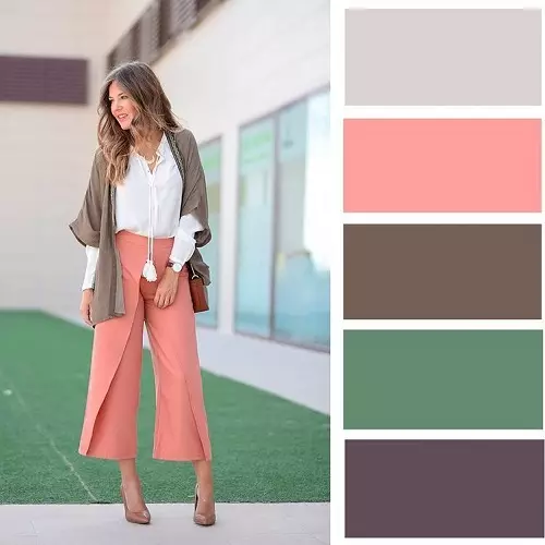 Blloku i ngjyrave në veshje (55 foto): marrja e bllokimit të ngjyrave dhe të gjitha në lidhje me stilin e bllokut të ngjyrave në shembullin e sweaters, çanta, mantele dhe gjëra të tjera 3661_24