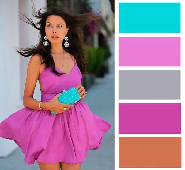 Боја блок во облека (55 фотографии): примање бои блокирање и сите за стилот на боја блок на пример на џемпери, торби, палта и други работи 3661_34