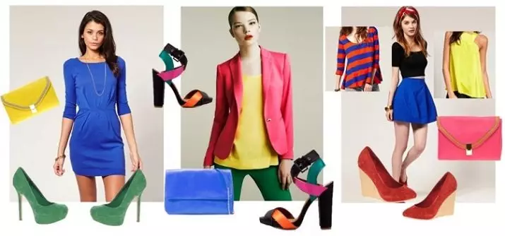 Blloku i ngjyrave në veshje (55 foto): marrja e bllokimit të ngjyrave dhe të gjitha në lidhje me stilin e bllokut të ngjyrave në shembullin e sweaters, çanta, mantele dhe gjëra të tjera 3661_9