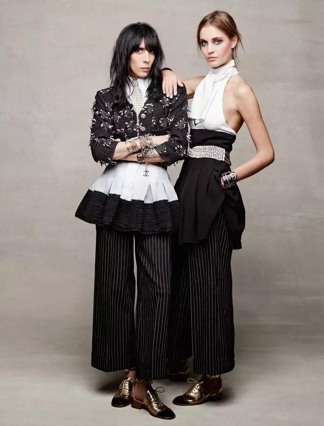 Coco Chanel Style v foto oblekah (82 fotografij): Značilnosti in značilnosti 3677_51