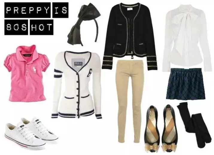 Типични стил (79 фотографија): Опције одеће за девојчице у стилу образовања Стокер Гламоур 3698_55