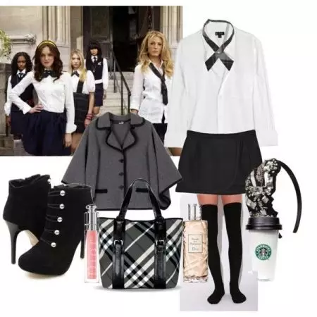 Tipper Style (79 fotografij): Možnosti oblačil za dekleta v slogu izobraževanja Stoker Glamour 3698_62