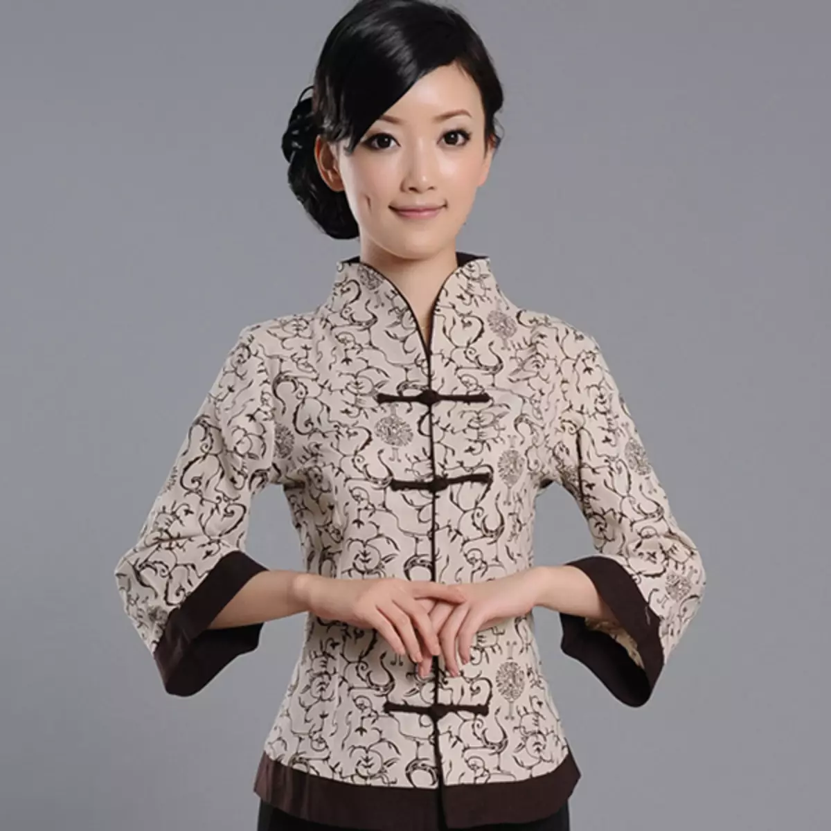 Блузка в японском стиле