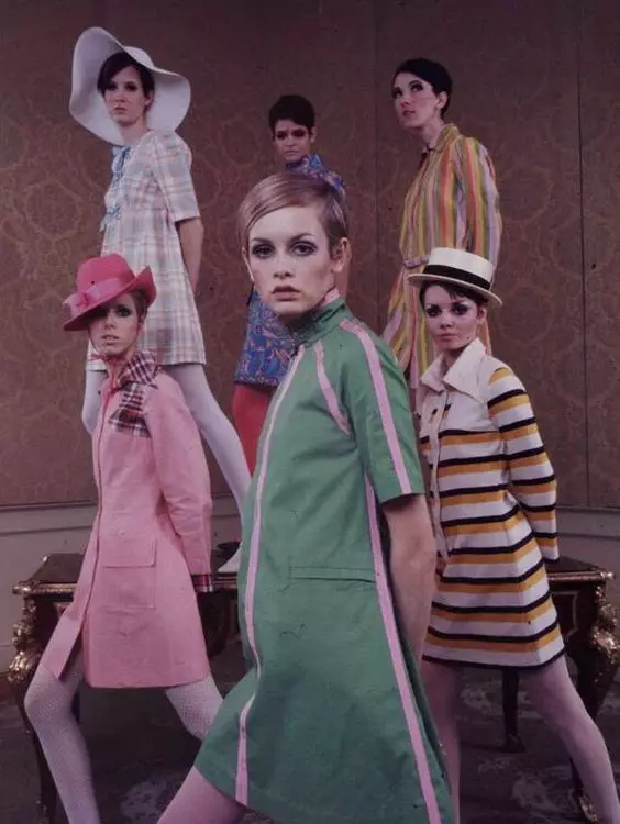 Mode: 60er Jahre (58 Fotos): Damenbekleidungstil, 60er Jahre, spektakuläre weibliche Bilder, wie man den Fashionista dieser Ära anzieht 3706_18