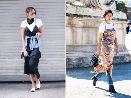 Estilo Callery em Roupas (52 fotos): Moda em um vestido de combinação, como e com o que vestindo esta tendência, moda 2021, tendências actuais da moda 3713_19