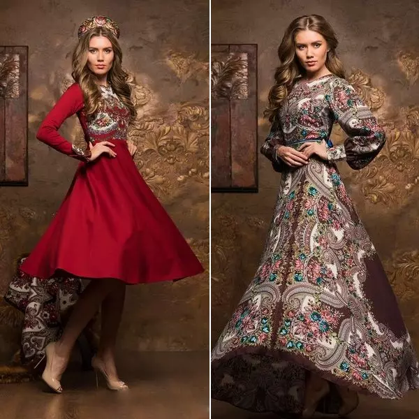 러시아 스타일의 옷 (99 사진) : 슬라브 및 러시아 - 민속 스타일, 이반카, 겉옷 3714_17
