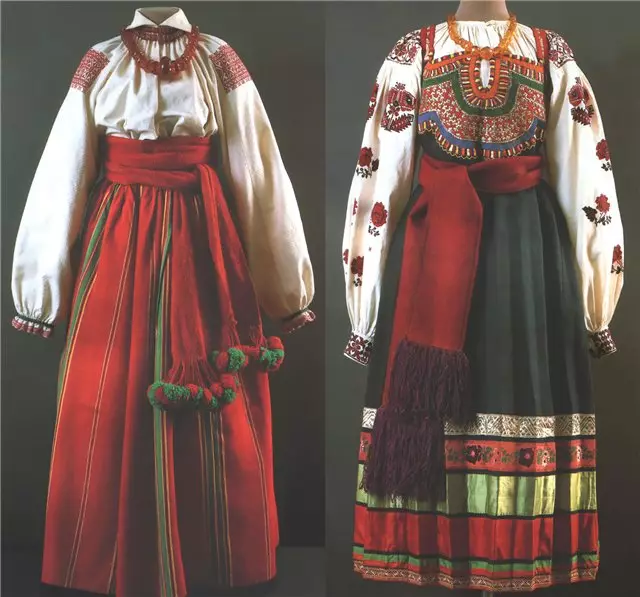 રશિયન-શૈલીના કપડાં (99 ફોટા): સ્લેવિક અને રશિયન-લોક શૈલી, ઇવાન્કા, બાહ્ય વસ્ત્રો 3714_21