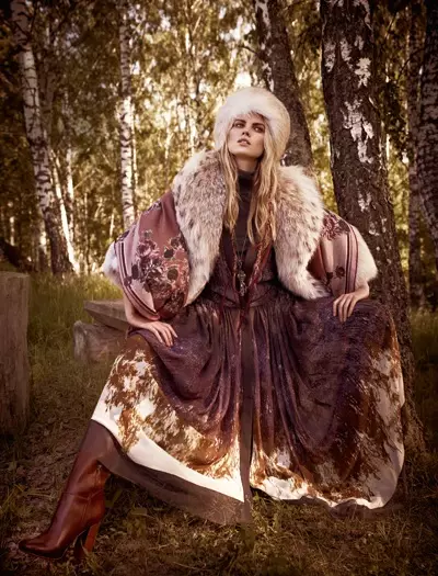 Russische kleding (99 foto's): Slavische en Russische folk-stijl, Ivanka, bovenkleding 3714_85