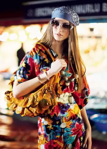 Hippie stilius drabužiuose (87 nuotraukos): drabužių ir dekoracijų savybės, kaip sukurti savo stilių mergaitėms 3717_25