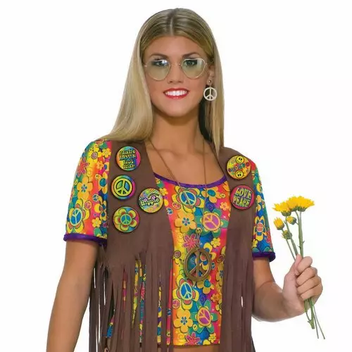 Hippie styl v oděvu (87 fotek): Úvody oblečení a dekorace, jak vytvořit svůj styl dívkám 3717_30
