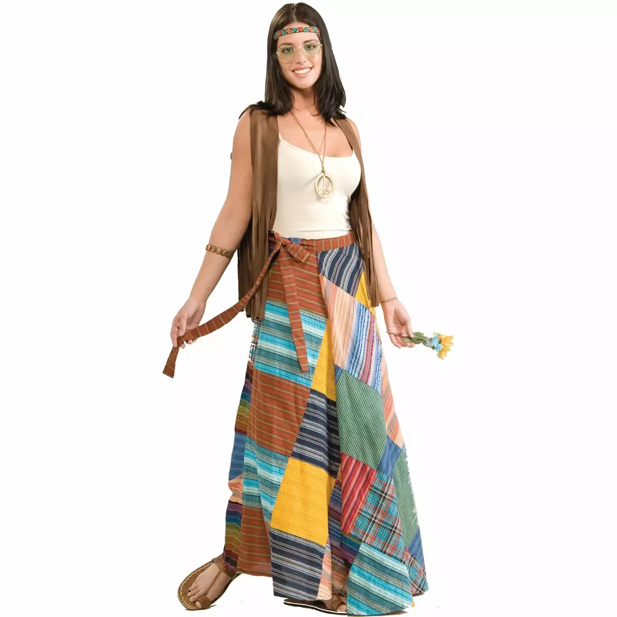 Hippie styl v oděvu (87 fotek): Úvody oblečení a dekorace, jak vytvořit svůj styl dívkám 3717_41