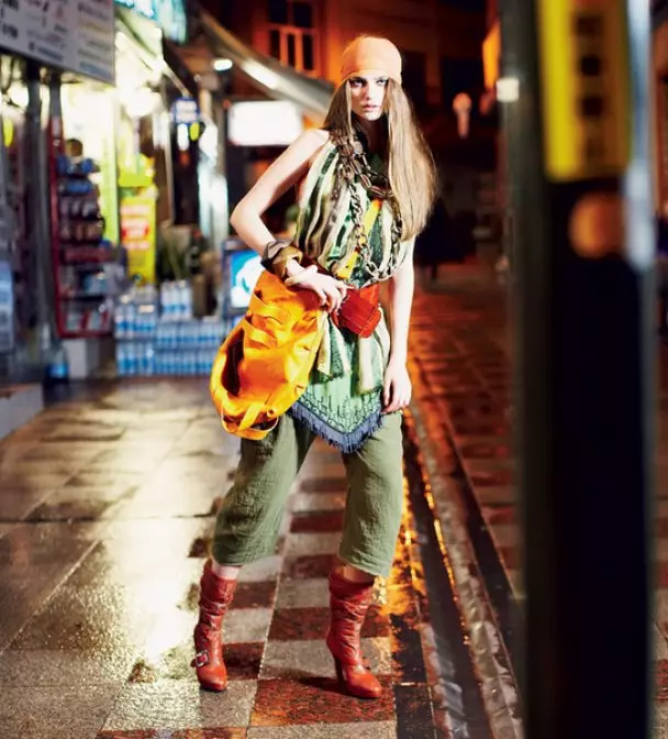 Hippie styl v oděvu (87 fotek): Úvody oblečení a dekorace, jak vytvořit svůj styl dívkám 3717_69