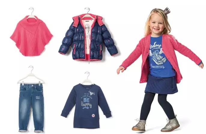 Blue Seven (36 photos): children's clothing, skirt and bemuda, school uniform and jeans, dress and jacket from fashionable brand, reviews 3782_5