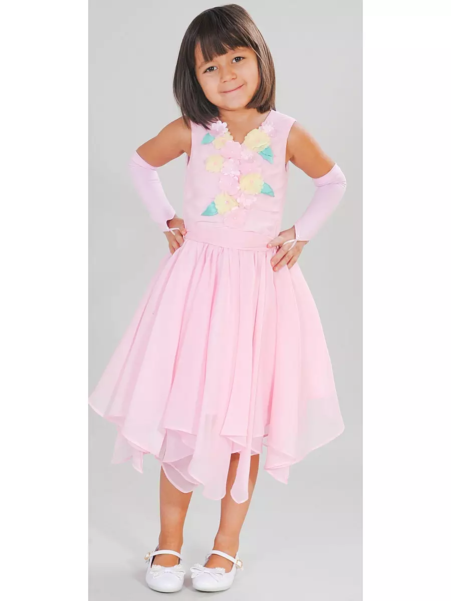 Cutie Susie (52 fotos): Uniforme da escola, vestidos, trajes e roupas para crianças para meninas 7 anos, produto 3792_33