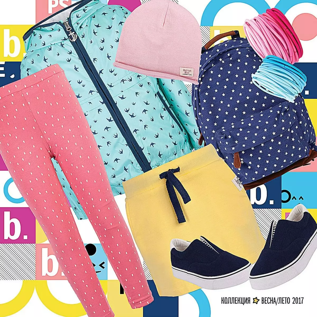 Button Blue (120 Fotos): Leichte Kleidung, Windjacke und Spielzeug, Schuluniform für Mädchen und Swimsuits, Bewertungen von Qualität 3805_7