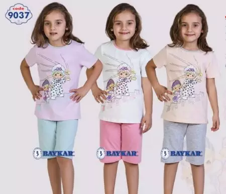 Baykar (72 foto): ti bebe twal fin blan, dimansyon may, pijama, kilòt ak rad pou ti fi soti nan peyi Turkey, bon jan kalite revize 3813_69