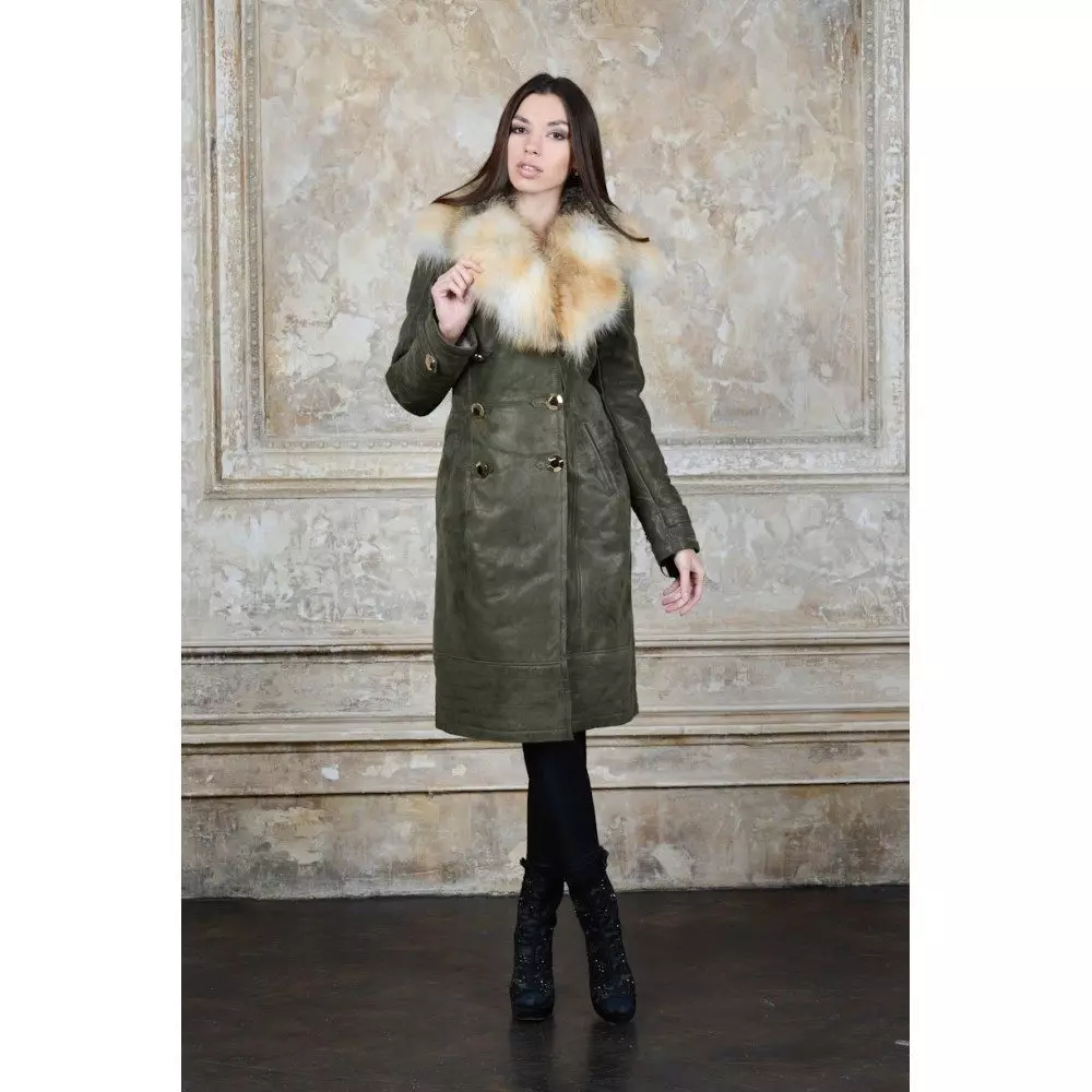 Dişi Sheepskins (173 Fotoğraf): Sezon 2021 Moda Trendleri, Bu Yılın Şık Modelleri, Elena Kürklerinden Koyun Koyunları 381_115