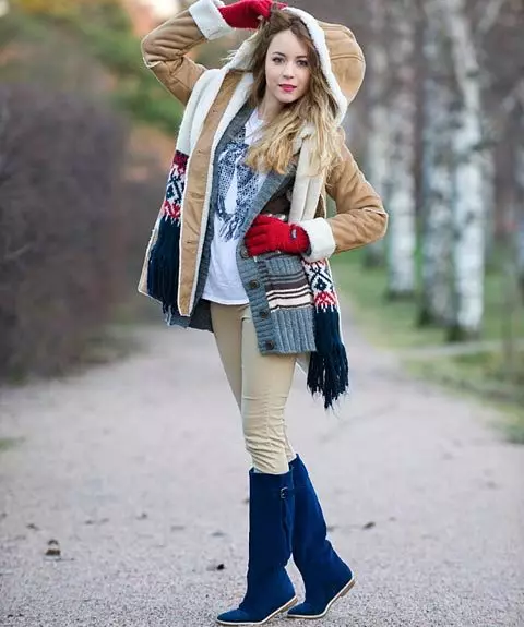 Sheepskins (173 fotos): Tendencias de la moda de la temporada 2021, modelos elegantes de este año, Sheepskins de Elena Furs 381_159
