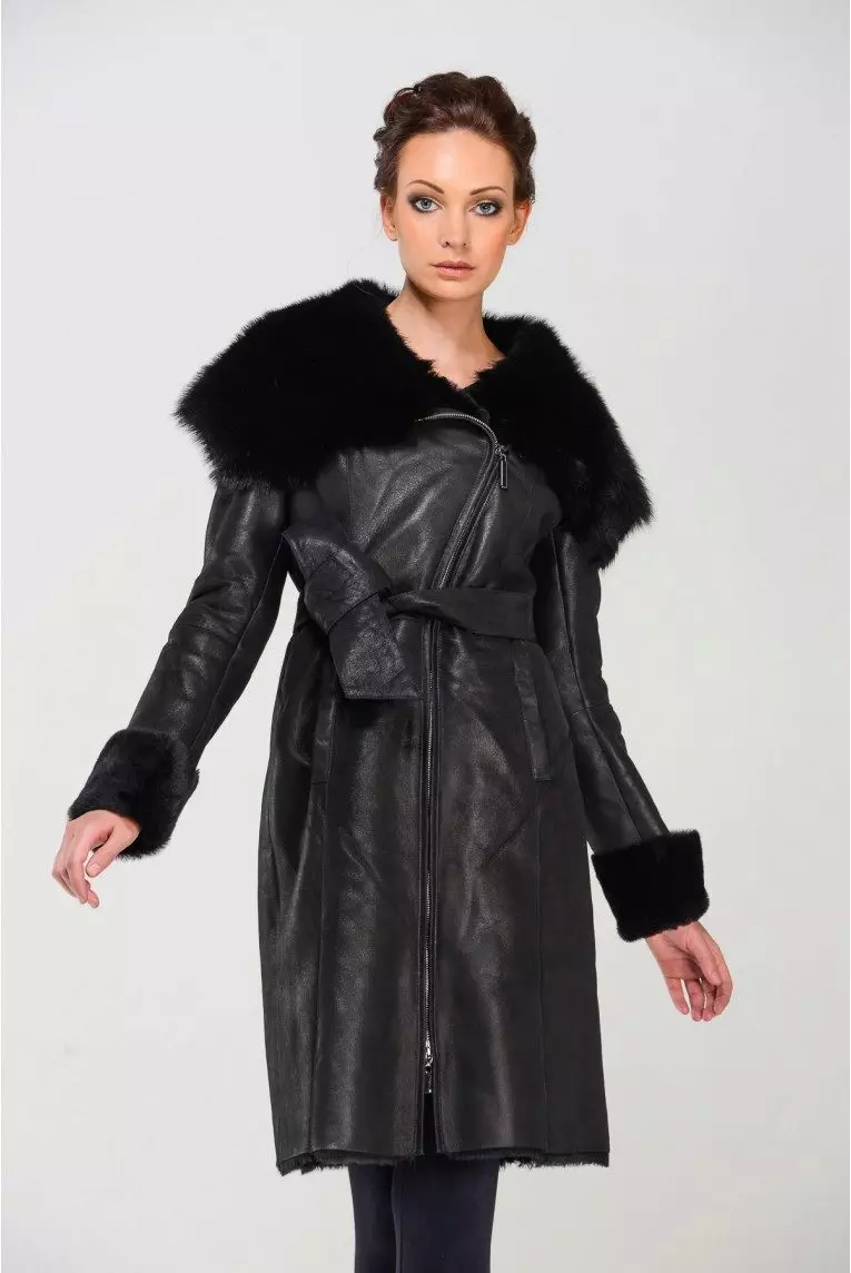 Dişi Sheepskins (173 Fotoğraf): Sezon 2021 Moda Trendleri, Bu Yılın Şık Modelleri, Elena Kürklerinden Koyun Koyunları 381_23