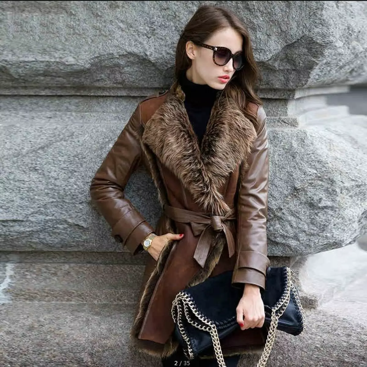 Dişi Sheepskins (173 Fotoğraf): Sezon 2021 Moda Trendleri, Bu Yılın Şık Modelleri, Elena Kürklerinden Koyun Koyunları 381_3