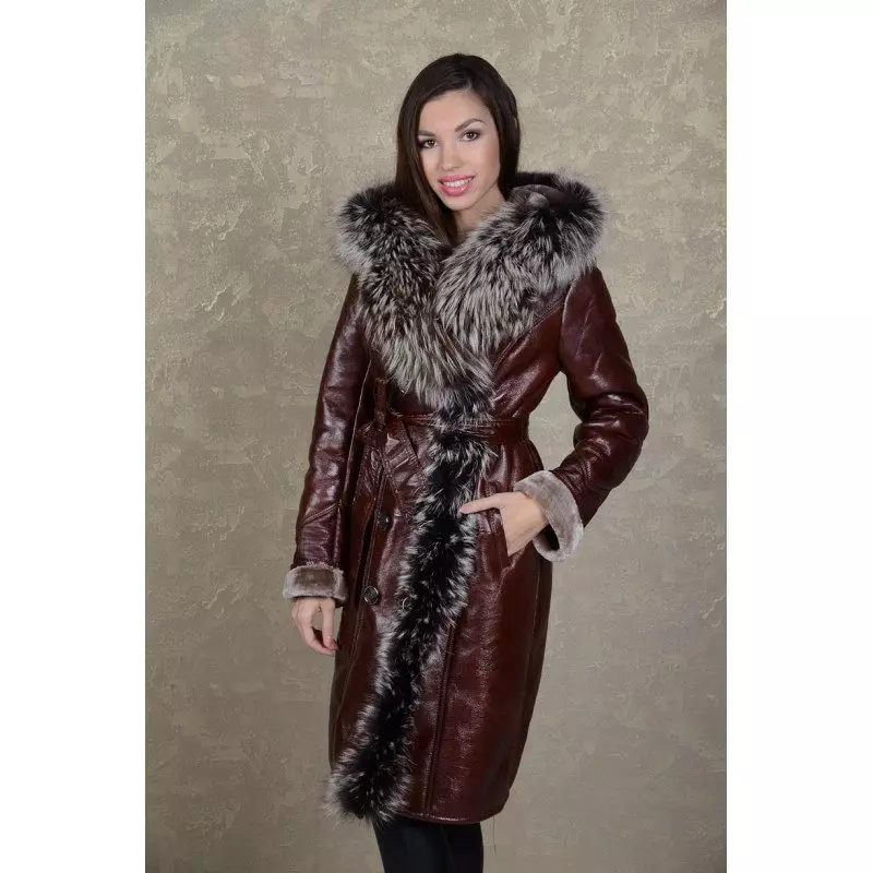 Dişi Sheepskins (173 Fotoğraf): Sezon 2021 Moda Trendleri, Bu Yılın Şık Modelleri, Elena Kürklerinden Koyun Koyunları 381_33