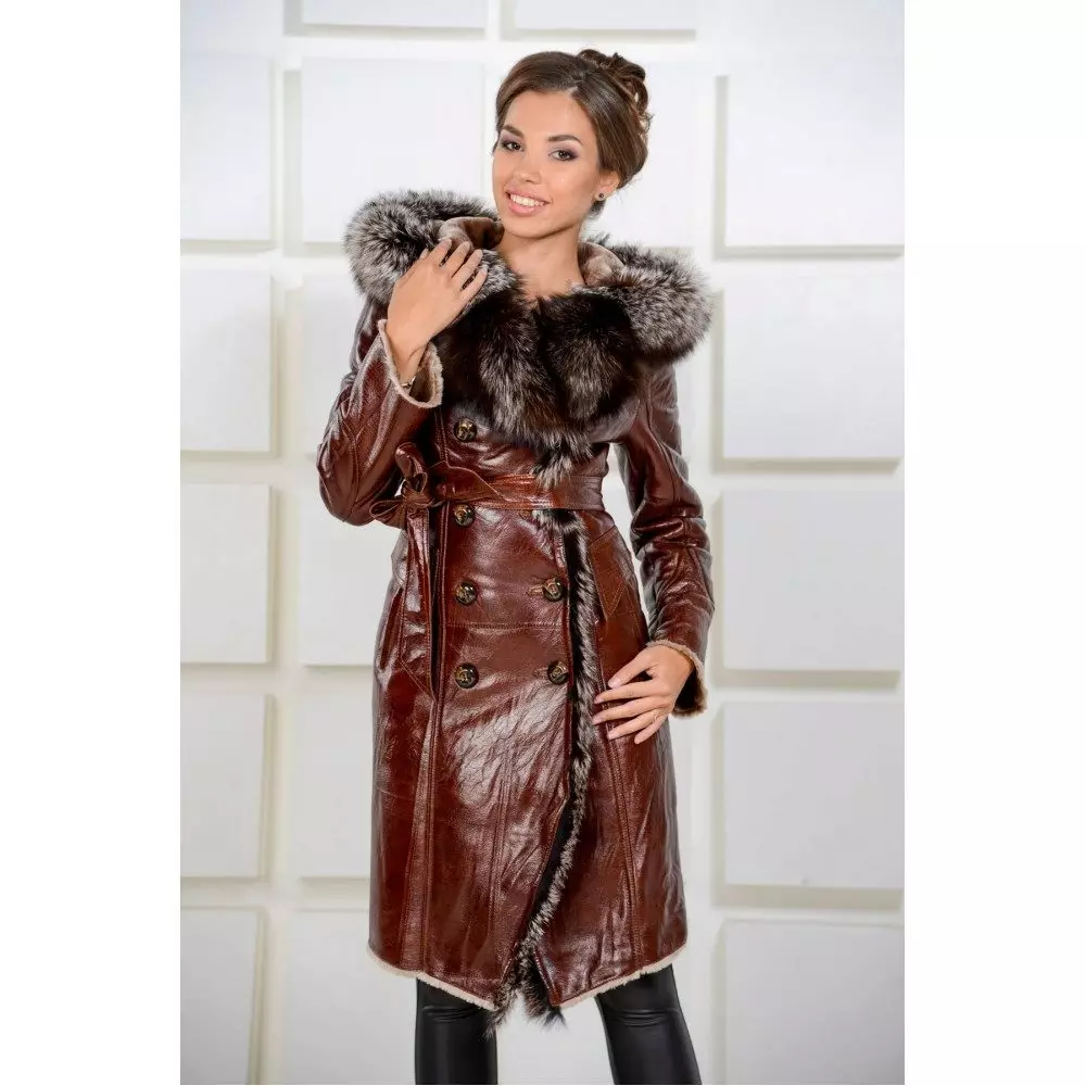 Dişi Sheepskins (173 Fotoğraf): Sezon 2021 Moda Trendleri, Bu Yılın Şık Modelleri, Elena Kürklerinden Koyun Koyunları 381_89