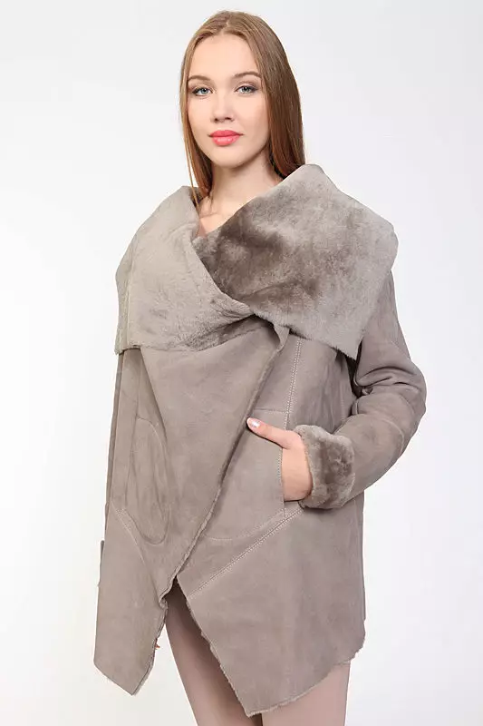 Dişi Sheepskins (173 Fotoğraf): Sezon 2021 Moda Trendleri, Bu Yılın Şık Modelleri, Elena Kürklerinden Koyun Koyunları 381_93