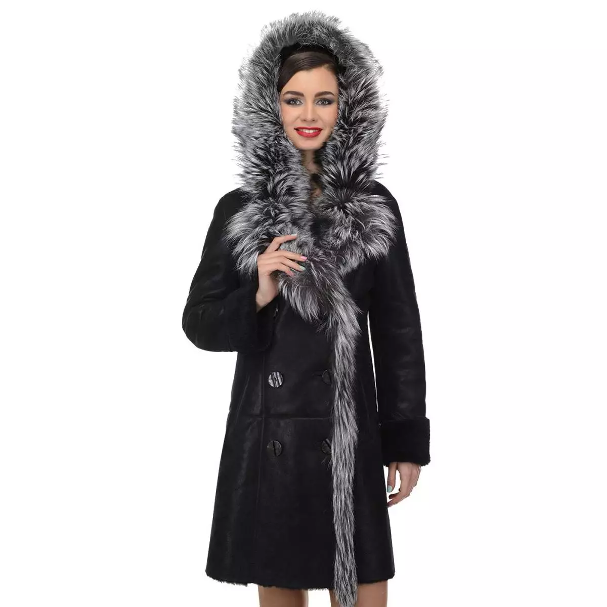 Calyaev's Coat (50 fotos): models de dona de Fur Factory Kalyaev, crítiques 382_27