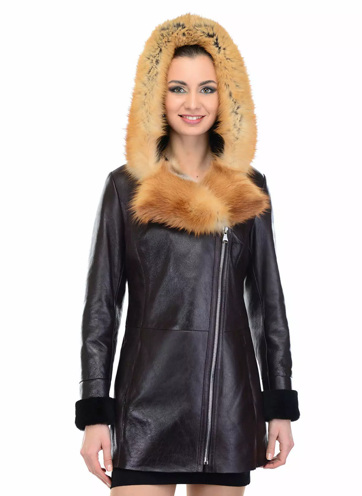 Calyaev's Coat (50 fotos): models de dona de Fur Factory Kalyaev, crítiques 382_3