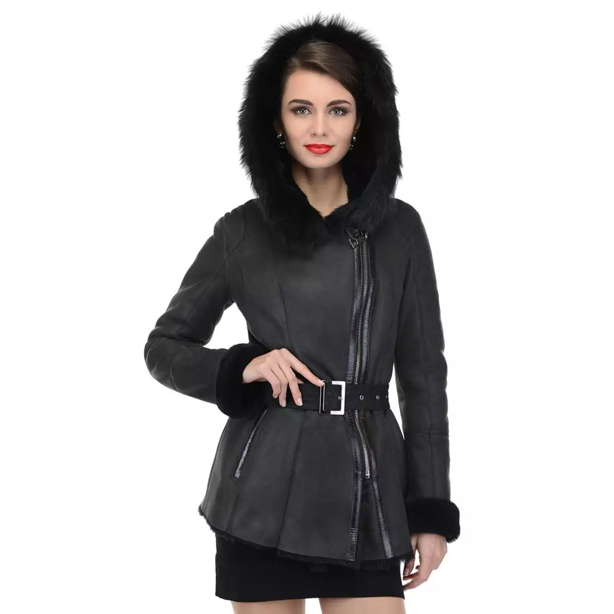 Calyaev's Coat (50 fotos): models de dona de Fur Factory Kalyaev, crítiques 382_8